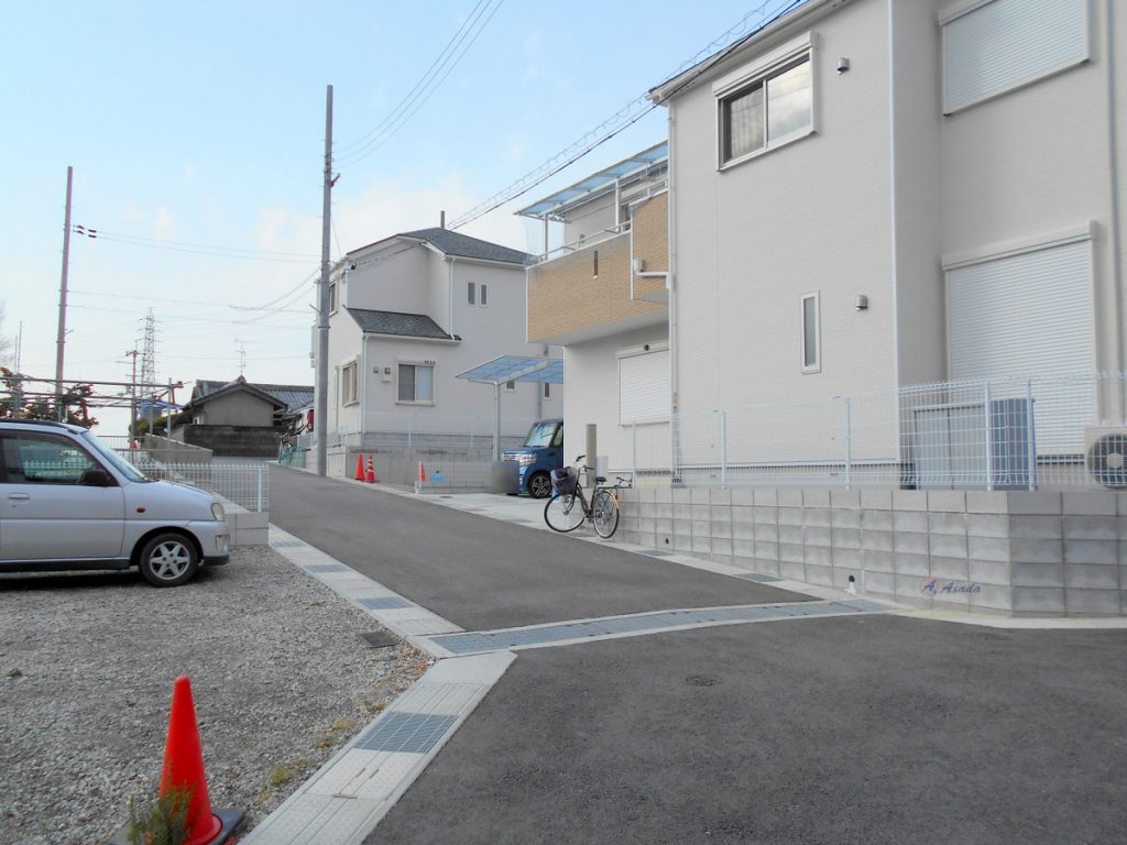 新興住宅地が現れます